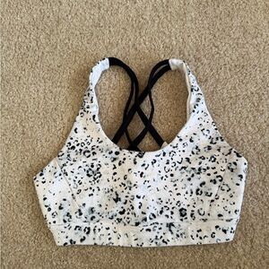 Soulcycle Leopard Print Sports Bra